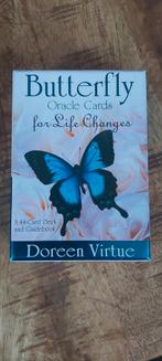 Butterfly oracle cards for life changes - Doreen Virtue, Ophalen of Verzenden, Zo goed als nieuw, Tarot of Kaarten leggen, Overige typen