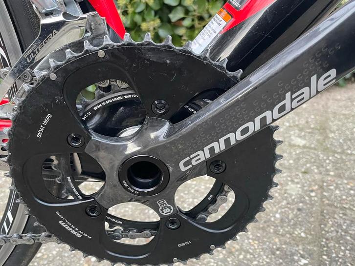 Cannondale SuperSix Carbon - Maat 58, Fietsen en Brommers, Fietsonderdelen, Zo goed als nieuw, Racefiets, Frame, Ophalen of Verzenden