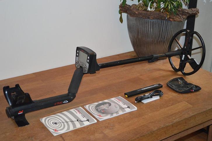 DETECTOR PLAZA: occasion Minelab E-Trac, Hobby en Vrije tijd, Metaaldetectors, Gebruikt, Meer dan 30 cm, Minelab, Discriminatie metaaldetectie