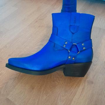dwrs enkellaarsje kobalt blauw 40 beschikbaar voor biedingen