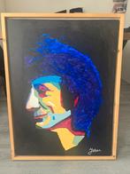 Schilderij Rolling Stone, Antiek en Kunst, Kunst | Schilderijen | Modern, Ophalen of Verzenden