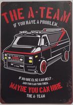 The A-Team GMC-candura bus reclamebord van metaal wandbord, Info@deconoord.nl, Deco Noord, Poster, Nieuw