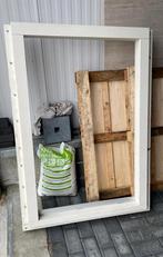 Hardhouten buitenkozijn, Raamkozijn, Zo goed als nieuw, 150 tot 225 cm, Hout