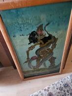 Antieke Javaanse schildering achter glas - Dr. Hedi Hinzler, Antiek en Kunst, Ophalen of Verzenden, Overige thema's