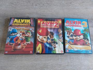 Dvd Alvin and the chipmunks 1 2 3  beschikbaar voor biedingen
