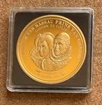 Penning - Willem van Nassau en Louise de Coligny 1583, Postzegels en Munten, Penningen en Medailles, Ophalen of Verzenden, Overige materialen