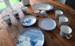 Delfts blauw tulp servies Janny van der Heiden, Ophalen, Zo goed als nieuw, Porselein, Overige stijlen