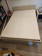 Tweepersoonsbed 140x200, zgan !, Huis en Inrichting, Ophalen, Beige, Tweepersoons, 140 cm