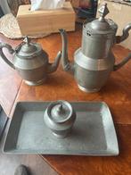 Antiek Tinnen Theeservies, Antiek en Kunst, Antiek | Tin, Ophalen