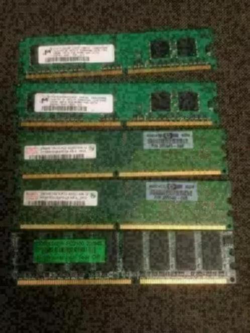 Diverse DDR2 Geheugen Modules € 4,99, Computers en Software, RAM geheugen, Gebruikt, Desktop, 1 GB of minder, DDR, Ophalen of Verzenden