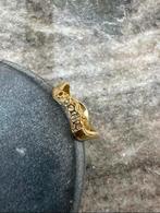 18k Gouden Honingraat Ring, Ophalen of Verzenden, Nieuw, Goud, Dame