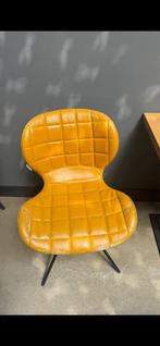 Gele leren eetkamerstoelen 14x, Huis en Inrichting, Stoelen, Ophalen, Gebruikt, Overige kleuren, Leer