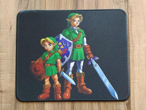 Zelda Nintendo SNES 64 Retro Ocarina Link Navi Time Muismat, Computers en Software, Muismatten, Zo goed als nieuw, Verzenden
