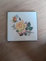 Vintage Mosa Holland Tegel /onderzetter met Roos, Ophalen of Verzenden