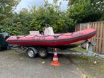 Zodiac pro 500 zonder motor en geen trailer lek aan 1 kant., Watersport en Boten, Ophalen, Gebruikt, 120 tot 200 pk, Zodiac
