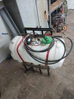 Veldspuit minitrekker, Ophalen