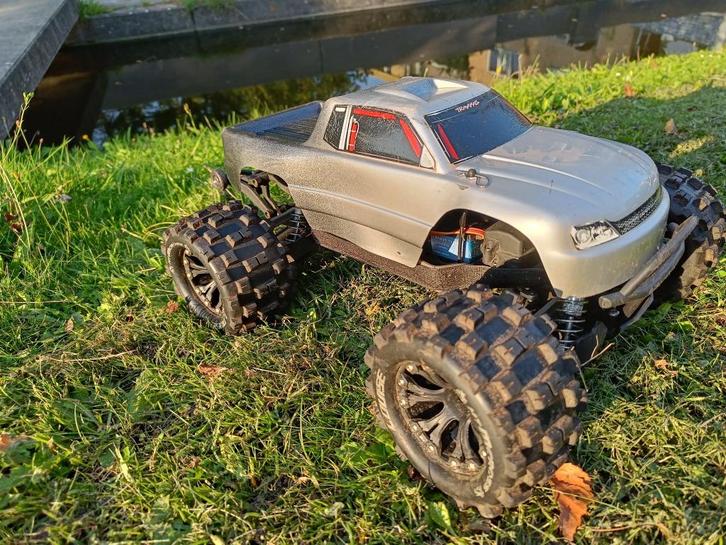 Traxxas Stampede 4x4 VXL, Hobby en Vrije tijd, Modelbouw | Radiografisch | Auto's, Zo goed als nieuw, Auto offroad, Elektro, Schaal 1:10