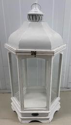 Riverdale grote lantaarn, Huis en Inrichting, 50 tot 75 cm, Wit, Ophalen of Verzenden, Zo goed als nieuw