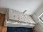 Ikea bedbank Flekke met lades, Ophalen, Wit, Tweepersoons, Zo goed als nieuw