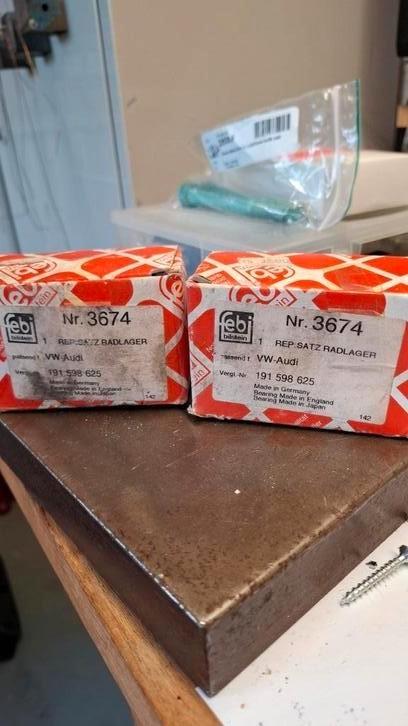 2 Wiellagersets vw- audi, Auto-onderdelen, Ophanging en Onderstel, Audi, Nieuw, Ophalen