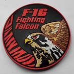 Patch - Polish Air Force F-16 Fighting Falcon Swirl - PVC, Verzenden, Zo goed als nieuw, Patch, Badge of Embleem