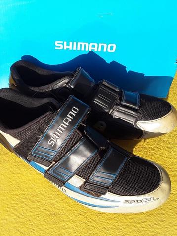 Shimano Dynablast SPD SL schoenen maat 46 + pedalen beschikbaar voor biedingen