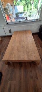 Salon tafel, Huis en Inrichting, Tafels | Salontafels, Teakhout, Zo goed als nieuw, Minder dan 50 cm, Rechthoekig