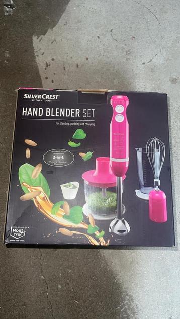 Silvercrest Hand Blender Set - Roze beschikbaar voor biedingen