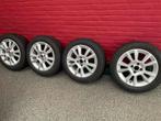 Opel Corsa D winterbanden Set Aluminium Velgen 195/55R16 87H, Auto-onderdelen, Ophalen, 16 inch, Banden en Velgen, 185 mm