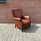 Vintage schapenleer fauteuil, Ophalen, Zo goed als nieuw, Leer