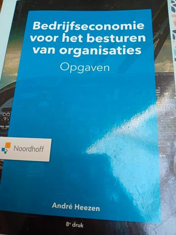Bedrijfseconomie voor het besturen van organisaties -opgaven beschikbaar voor biedingen