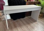 IKEA Micke bureau wit - 142x50x75 cm, Ophalen, Gebruikt, Bureau