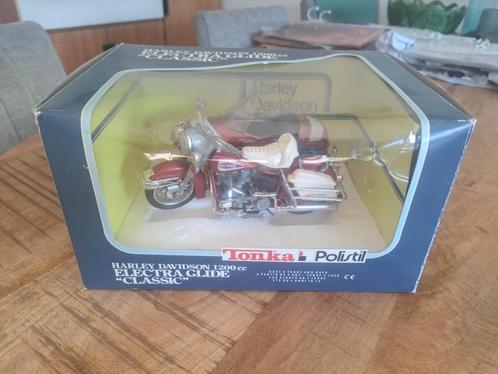 Tonka schaalmodel Harley Davidson 1200cc met zijspan, Hobby en Vrije tijd, Modelauto's | 1:18, Zo goed als nieuw, Motor, Overige merken