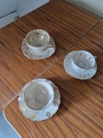 Vintage Theekopjes en Schotels - Set van 3, Ophalen