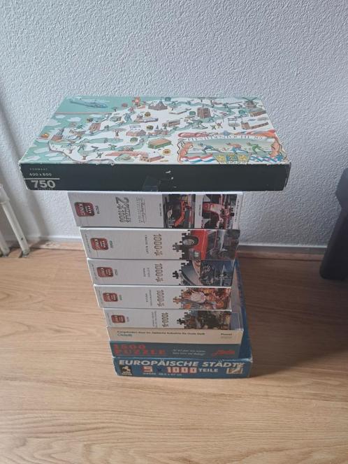 Diversen puzzels, Hobby en Vrije tijd, Denksport en Puzzels, Zo goed als nieuw, Legpuzzel, 500 t/m 1500 stukjes, Ophalen of Verzenden