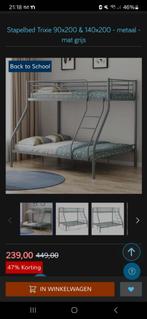 3 persoons stapelbed, Huis en Inrichting, Ophalen, Gebruikt, 210 cm, 160 tot 180 cm