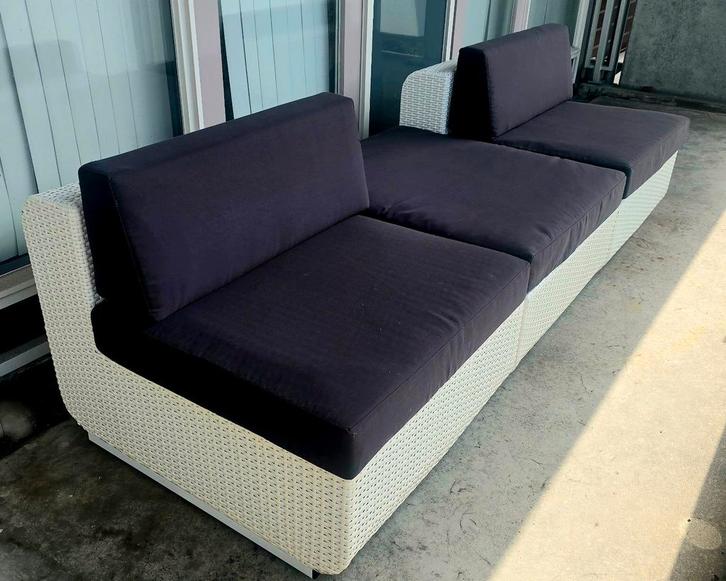 Nieuwe modulaire design tuinbank, Tuin en Terras, Tuinbanken, Zo goed als nieuw, Wicker, Ophalen