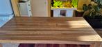 Massief eikenhouten eettafel 190x95, Huis en Inrichting, Ophalen, Gebruikt, Eikenhout, 50 tot 100 cm