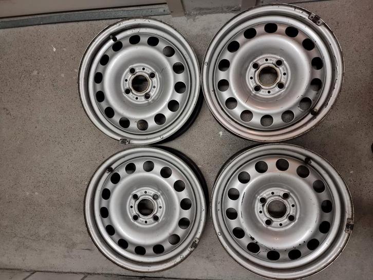 Originele MINI stalen velgen 15 inch – set van 4, Auto diversen, Wieldoppen, Gebruikt, Ophalen