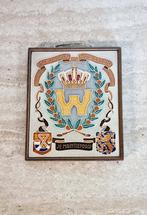 cloisonne tegel WESTRAVEN 50 JAAR WIJS BELEID, Ophalen of Verzenden
