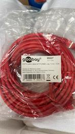 2x goobay cat 6 patch cable s/ftp red 7.5 m, Ophalen of Verzenden, Zo goed als nieuw