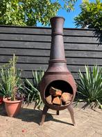 XXXL zware kwaliteit gietijzeren tuinhaard 150 hoog izgst !, Tuin en Terras, Tuinhaarden, Ophalen, Gebruikt