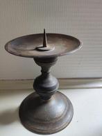 Messing kandelaar voor 1 kaars, Ophalen of Verzenden, Koper of Brons