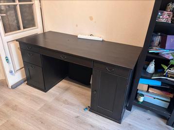 Houten bureau zwart gratis 65x75x152 beschikbaar voor biedingen