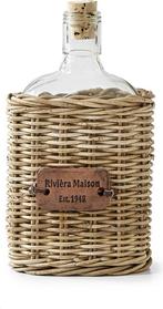 Riviera Maison rattan flesje, Ophalen of Verzenden, Zo goed als nieuw