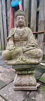 Marmeren buddha zeer zwaar, Tuin en Terras, Tuinbeelden, Ophalen of Verzenden