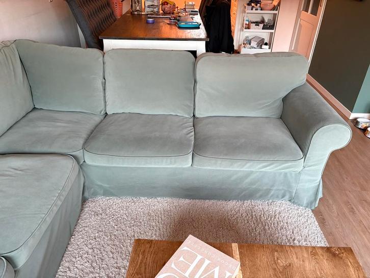 IKEA Ektorp Hoekbank - Comfortabel en Stijlvol, Huis en Inrichting, Banken | Complete zithoeken, Gebruikt, Stof, Ophalen