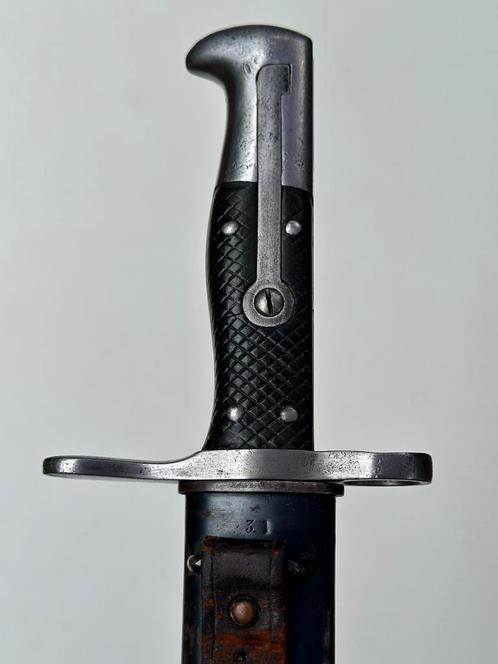 Zwitserse Vetterli bajonet voor geweermodellen M1878 en 1881, Verzamelen, Militaria | Algemeen, Landmacht, Mes of Dolk, Overige gebieden
