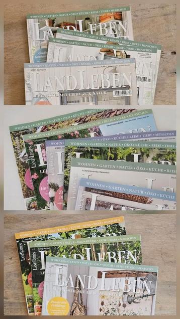 Set/13 Landleben Magazine Duitsland beschikbaar voor biedingen