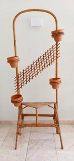 Vintage, rotan plantenhouder, Rohé/TRIO jaren 50, Ophalen, Gebruikt